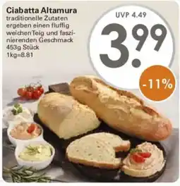 WEZ Ciabatta Altamura Angebot