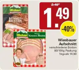 WEZ Wiesbauer Aufschnitt Angebot