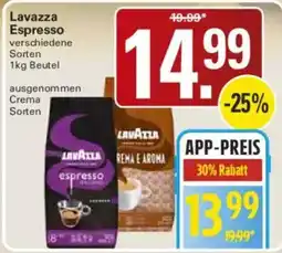WEZ Lavazza Espresso Angebot