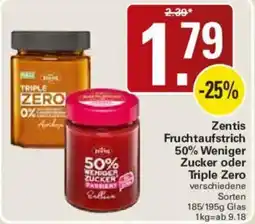 WEZ Zentis Fruchtaufstrich Angebot