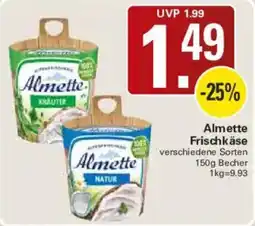 WEZ Almette Frischkäse Angebot