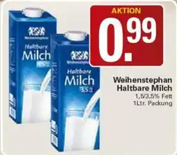 WEZ Weihenstephan Haltbare Milch Angebot