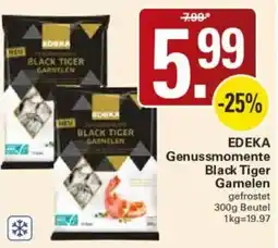 WEZ EDEKA Genussmomente Black Tiger Garnelen Angebot