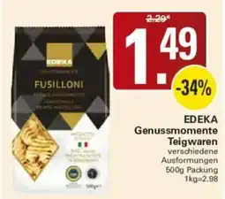 WEZ EDEKA Genussmomente Teigwaren Angebot
