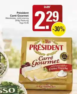WEZ Président Carré Gourmet Angebot