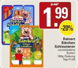 WEZ Reinert Bärchen Schlawien Angebot