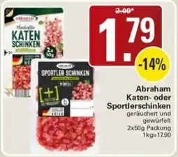 WEZ Abraham Katen- oder Sportlerschinken Angebot