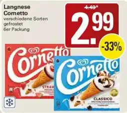 WEZ Langnese Cornetto Angebot
