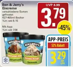 WEZ Ben & Jerry's Eiscreme Angebot