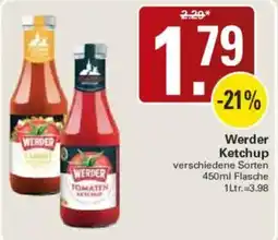 WEZ Werder Ketchup Angebot