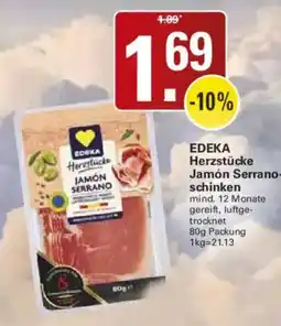 WEZ EDEKA Herzstücke Jamón Serrano-schinken Angebot