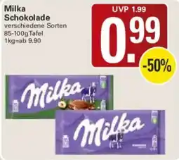 WEZ Milka Schokolade Angebot