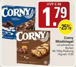 WEZ Corny Müsliriegel Angebot