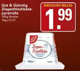 WEZ Gut & Günstig Ziegenfrischkäse-pyramide Angebot