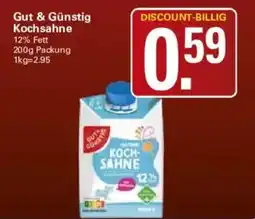 WEZ Gut & Günstig Kochsahne Angebot
