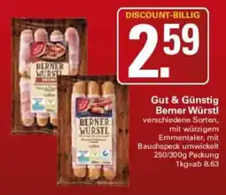 WEZ Bernер Würstl Angebot
