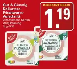WEZ Delikatess Frischwurst-Aufschnitt Angebot