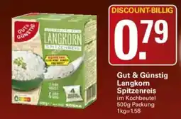 WEZ Gut & Günstig Langkorn Spitzereis Angebot