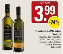 WEZ Deutsches Weintor Weine Angebot