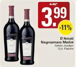 WEZ D'Amati Negroamaro Merlot Angebot