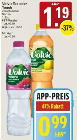 WEZ Volvic Tee oder Touch Angebot