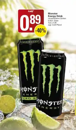 WEZ Monster Energy Drink Angebot