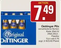 WEZ Oettinger Pils Angebot