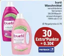 WEZ burti Waschmittel Angebot