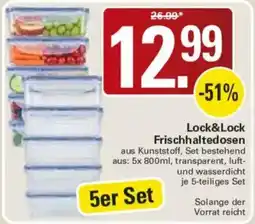 WEZ Lock&Lock Frischhaltedosen Angebot