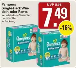 WEZ Pampers baby-dry Angebot