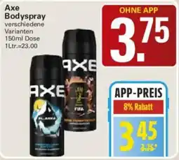 WEZ Axe Bodyspray Angebot