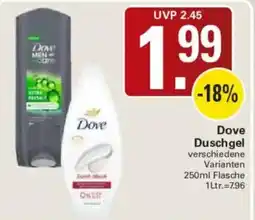 WEZ Dove Duschgel Angebot