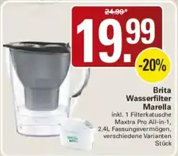 WEZ Brita Wasserfilter Marella Angebot