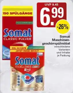 WEZ Somat Maschinen-geschirrspülmittel Angebot