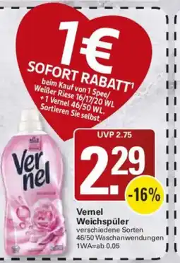 WEZ Vernel Weichspüler Angebot