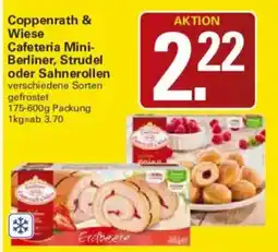 WEZ Coppenrath & Wiese Cafeteria Mini-Berliner, Strudel oder Sahnerollen Angebot