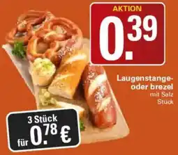 WEZ Laugenstange-oder brezel mit Salz Angebot