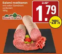 WEZ Salami mediterran BauernGut Angebot