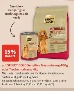 Fressnapf Select gold senior huhn & reis Angebot