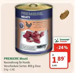 Fressnapf Premiere meati Angebot