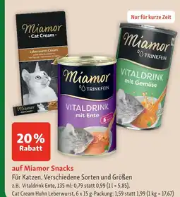 Fressnapf Miamor vitaldrink ente Angebot