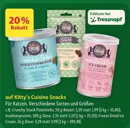 Fressnapf Kitty’s cuisine crunchy snack putenliebe Angebot