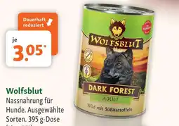 Fressnapf Wolfsblut nassnahrung für hunde Angebot