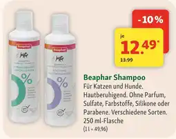 Fressnapf Beaphar shampoo für katzen und hunde Angebot