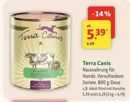 Fressnapf Terra canis nassnahrung Angebot