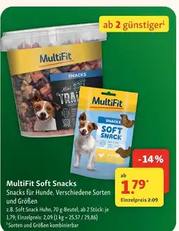 Fressnapf Multifit soft snacks Angebot