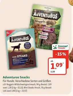 Fressnapf Purina adventuros nuggets wildschweingeschmack Angebot