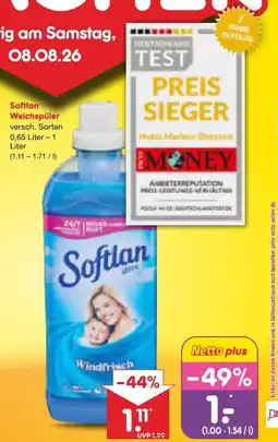 Netto Marken-Discount Softlan weichspüler Angebot