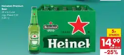 Netto Marken-Discount Heineken premium beer Angebot