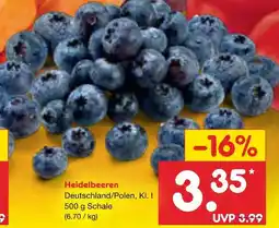 Netto Marken-Discount Heidelbeeren Angebot
